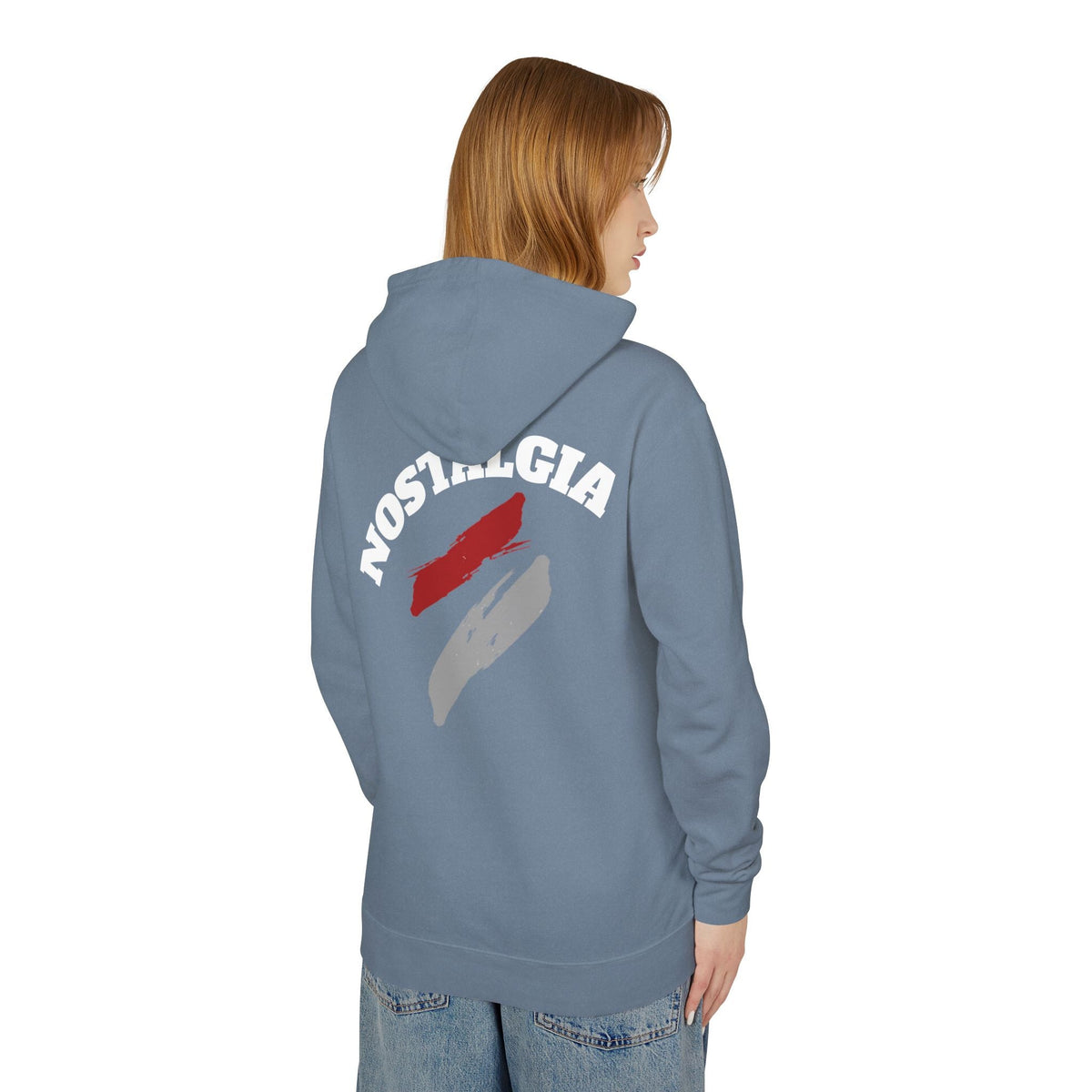 Nostalgia Hoodie: Unisex Lightweight Sweatshirt for Cool Days, Casual Wear, Gift for Friends, Retro Aesthetic, Perfect for Spring Printify