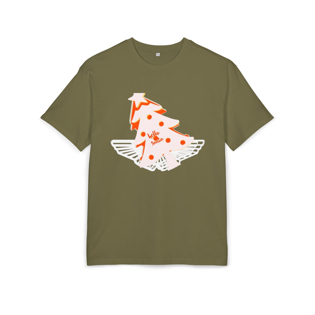 Christmas Oversize Tee - hello Santa Printify