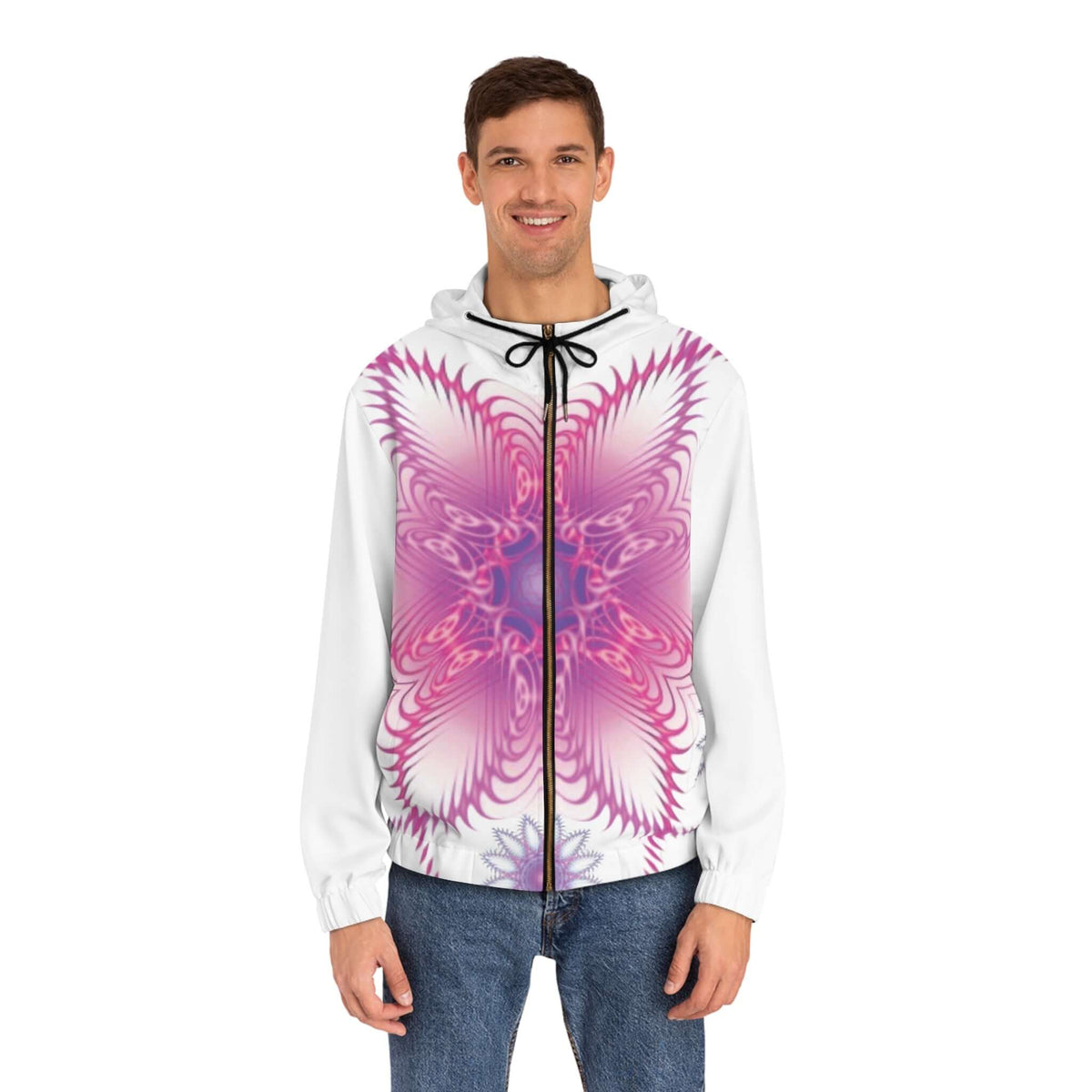 Rcnsons Men's Full-Zip Hoodie (AOP)