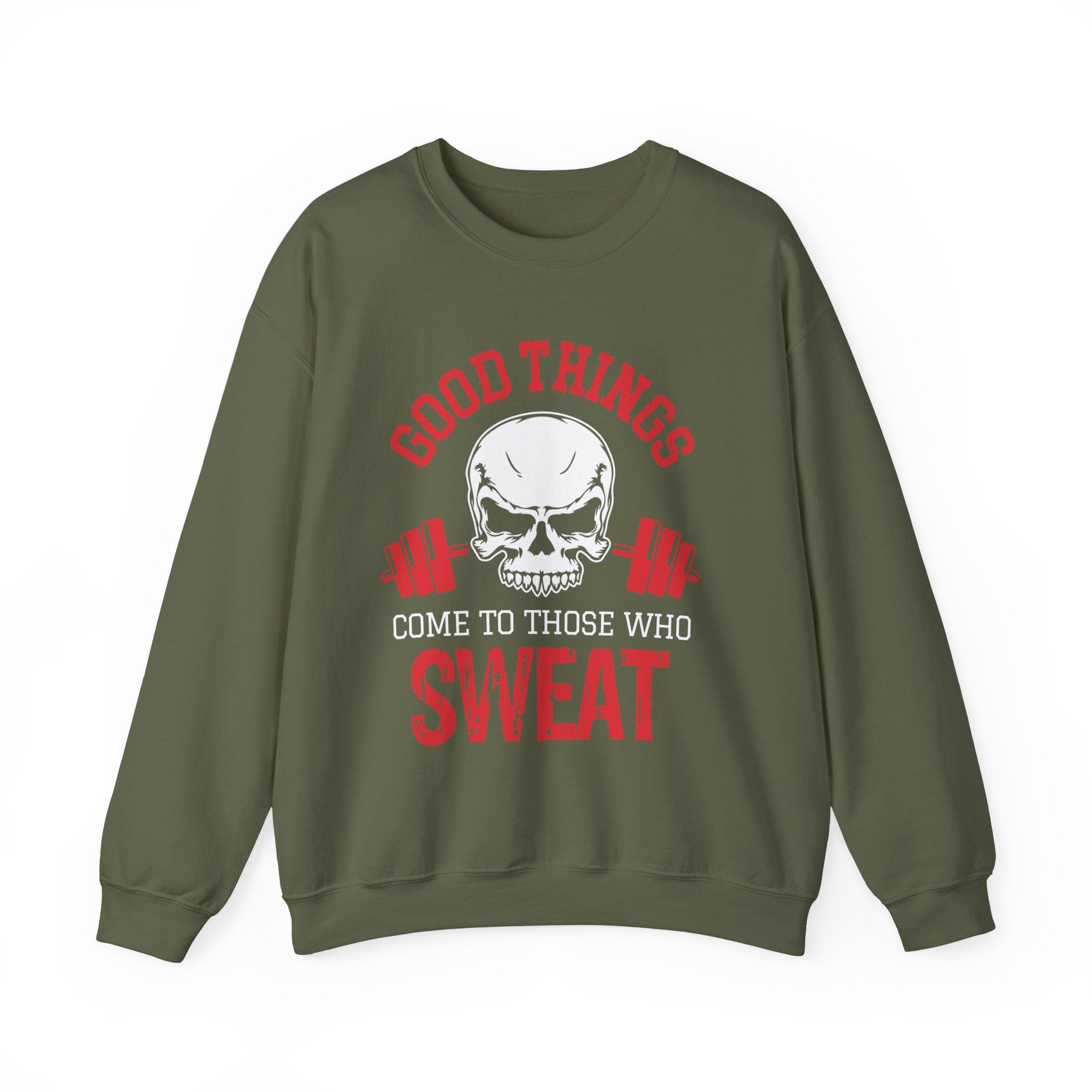 Les bonnes choses arrivent à ceux qui transpirent Sweat-shirt unisexe 