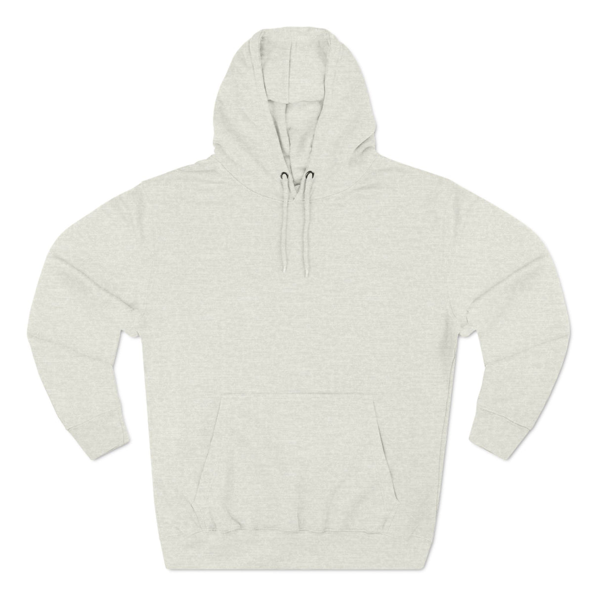 Pale Three-Panel Fleece Hoodie