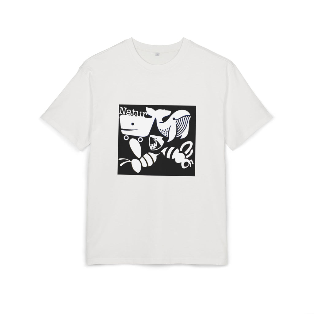 Nature-Inspired Oversize Tee - Unisex Graphic T-Shirt, Eco-Friendly Fashion, Casual Wear, Gift for Nature Lovers, Streetwear