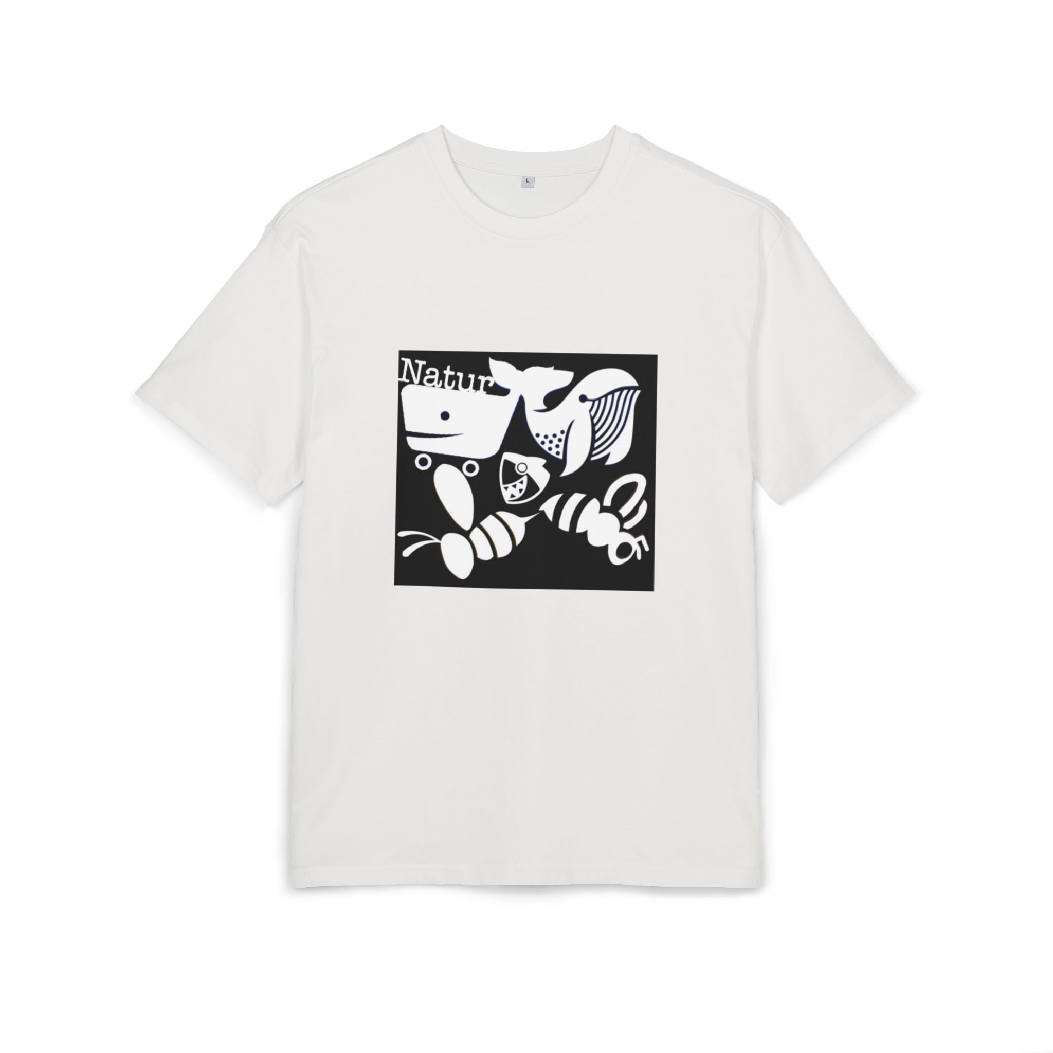 Nature-Inspired Oversize Tee - Unisex Graphic T-Shirt, Eco-Friendly Fashion, Casual Wear, Gift for Nature Lovers, Streetwear