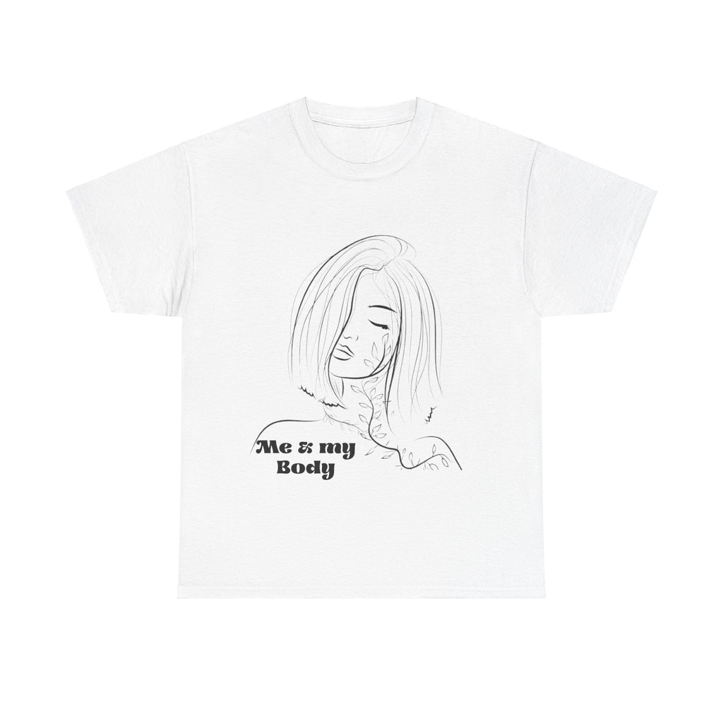 Unisex Faded Cotton Me my Body  Tee