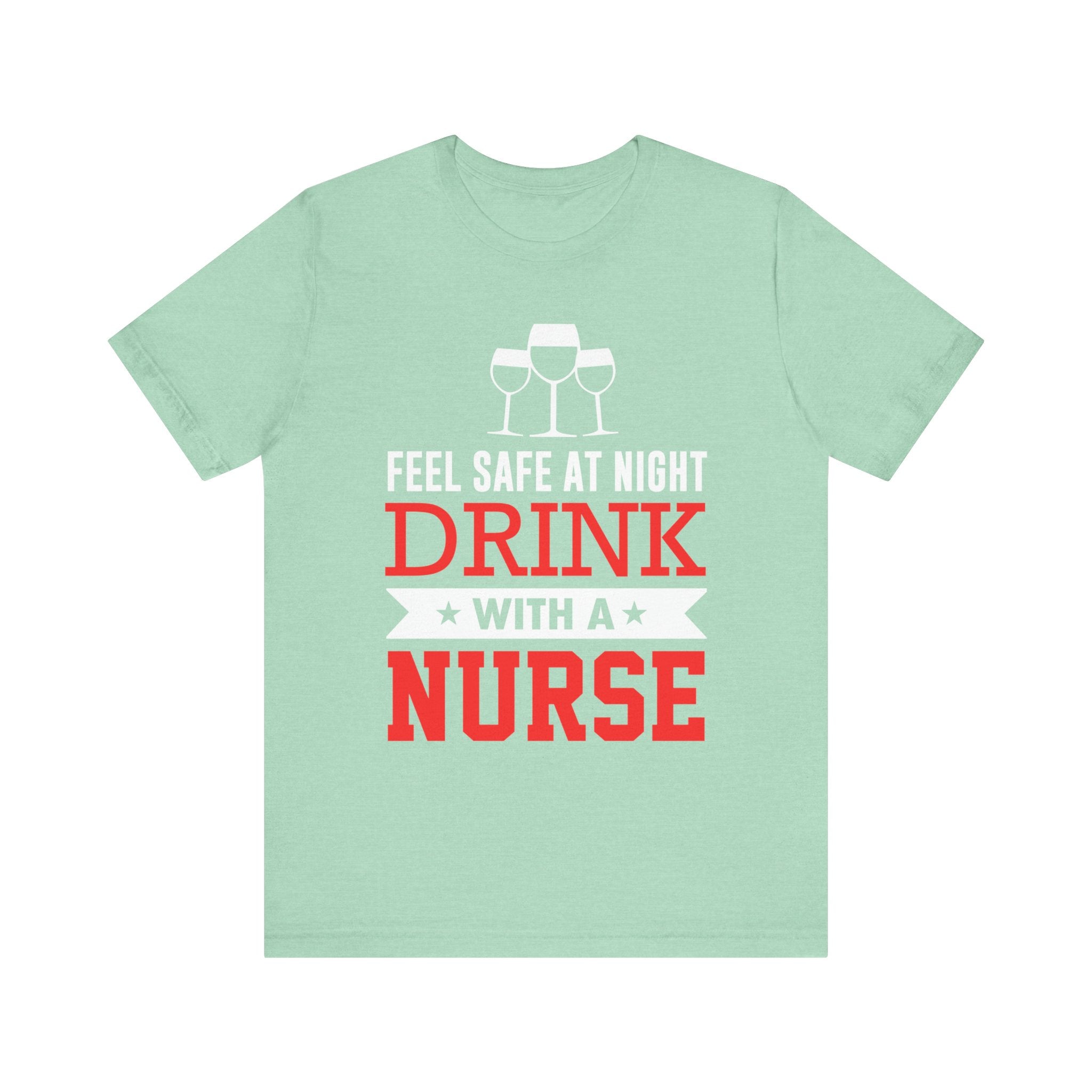 Sentez-vous en sécurité la nuit, buvez un tee-shirt unisexe 