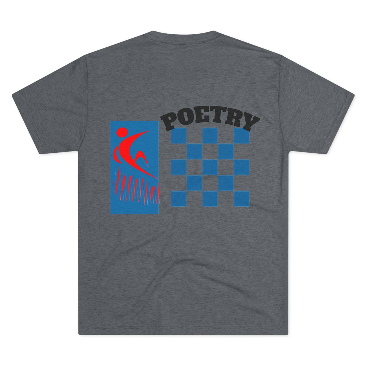 Poetry Inspired Unisex Tri-Blend Crew Tee - Soft Casual Wear for Artistic Souls, Perfect for Poetry Lovers, Gift for Writers, Creative [...] Printify