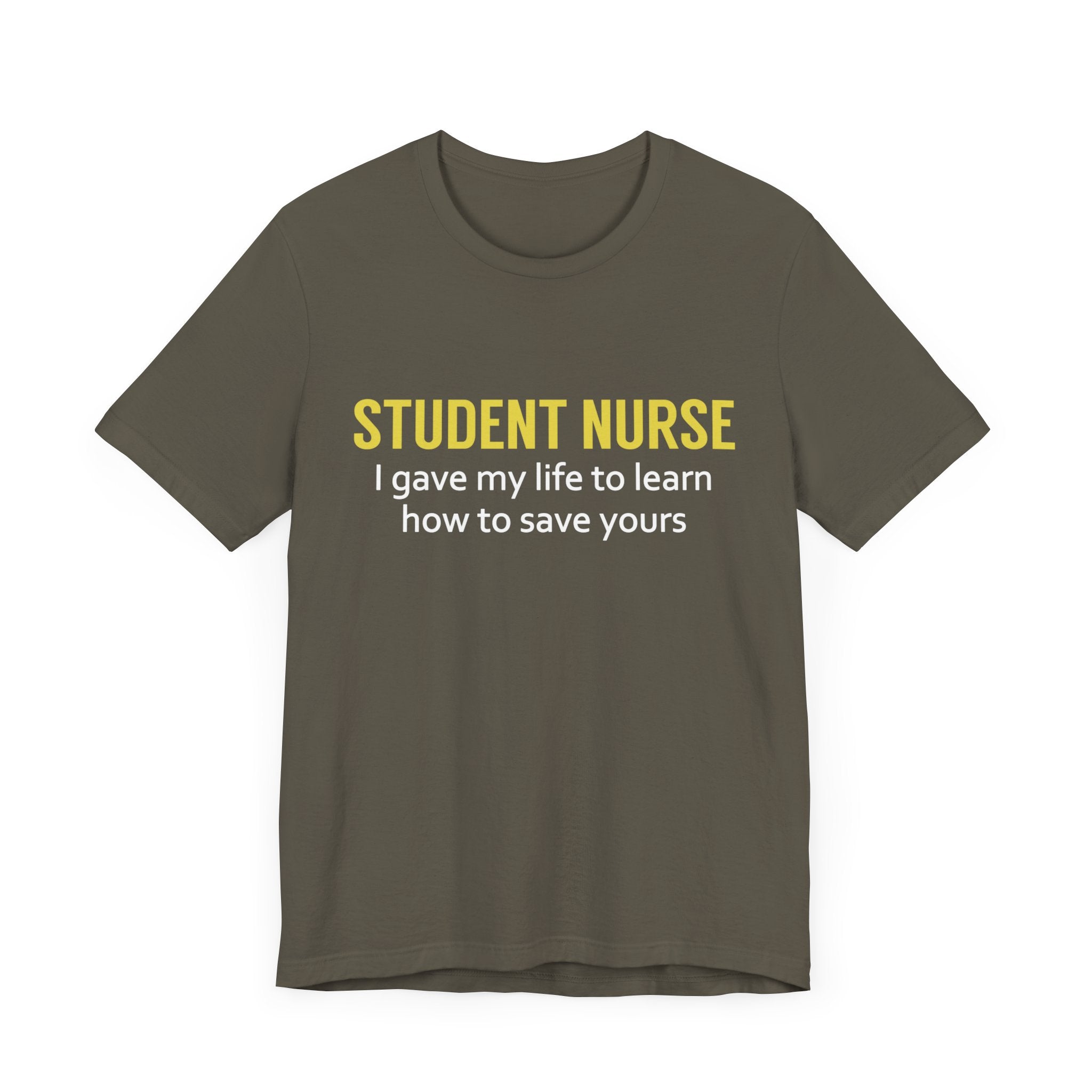 Tee-shirt unisexe infirmière étudiante 
