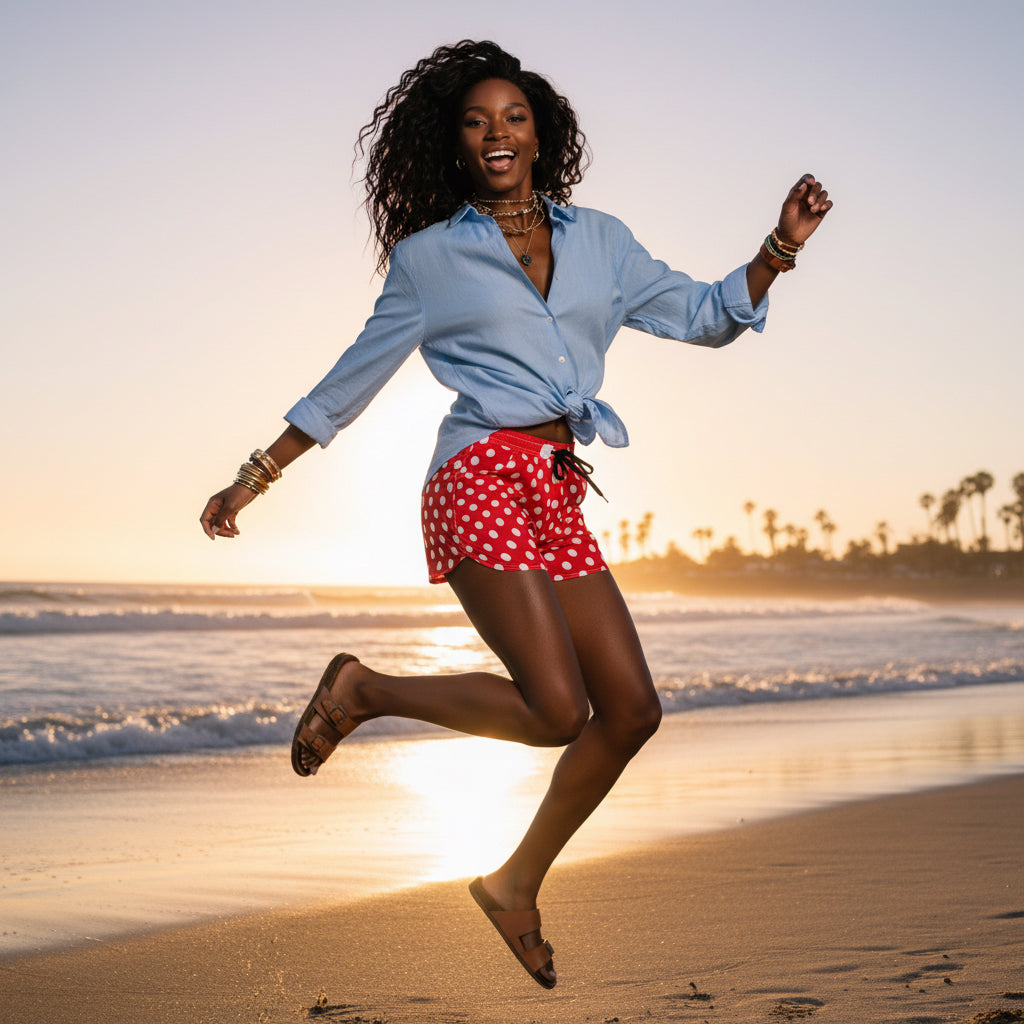 Women's Casual Shorts (AOP) Printify