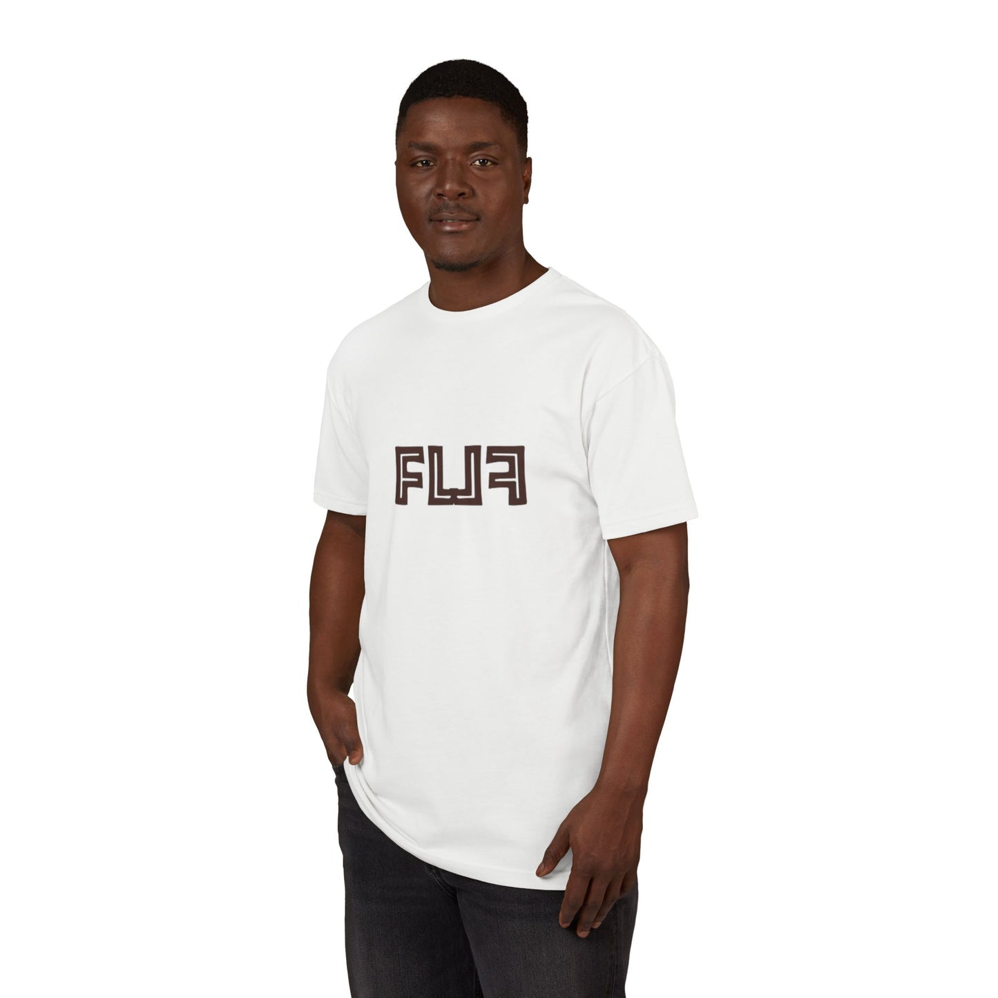 Stylish Unisex Sueded T-Shirt with Bold 'FLU' Graphic | Casual Wear, Gift Idea, Streetwear, Everyday Comfort, Fashion Statement