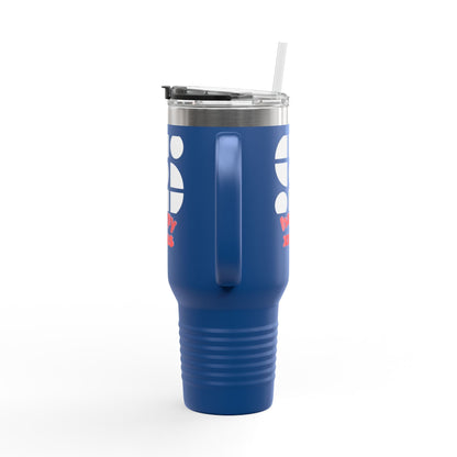 Travel Mug - 'Happy Xmas' Design Printify