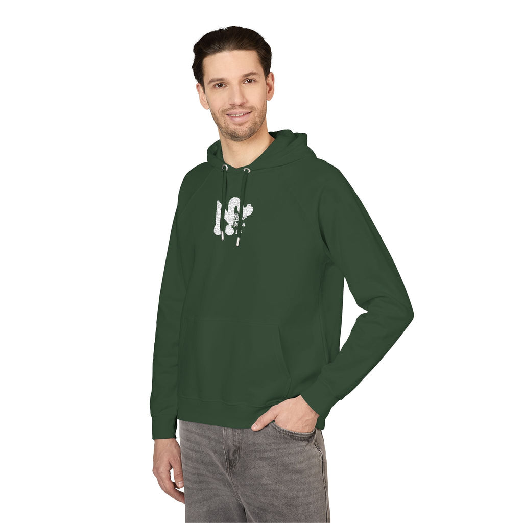 Raglan Hoodie - 'Never tell a lie' Embroidered Design Printify