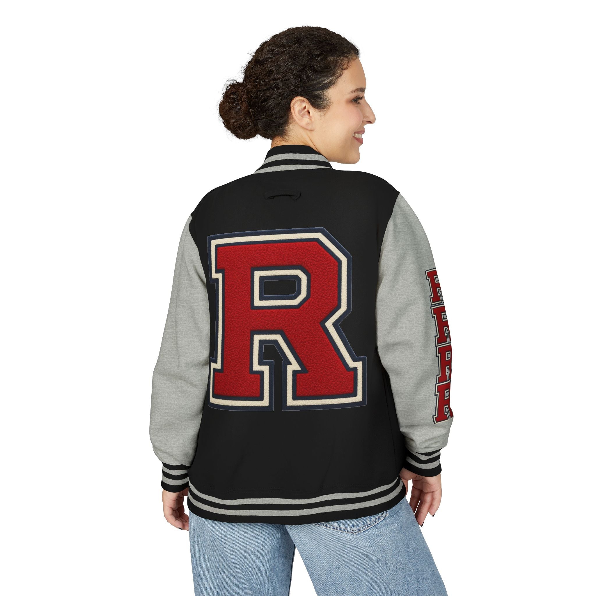 Letterman Jacket R Design Printify