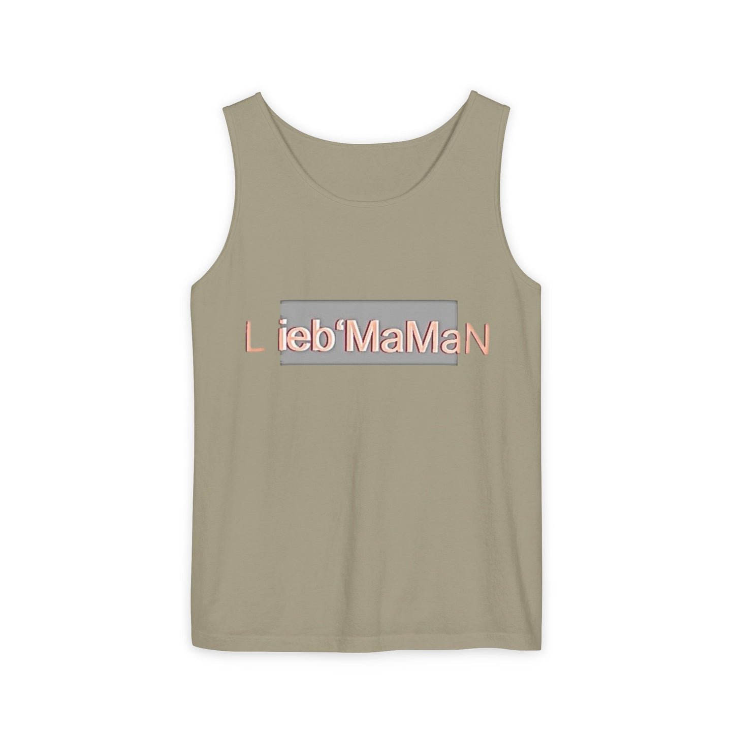 Lieb'MaMan Unisex Garment-Dyed Tank Top - Stylish and Comfortable Summer Wear