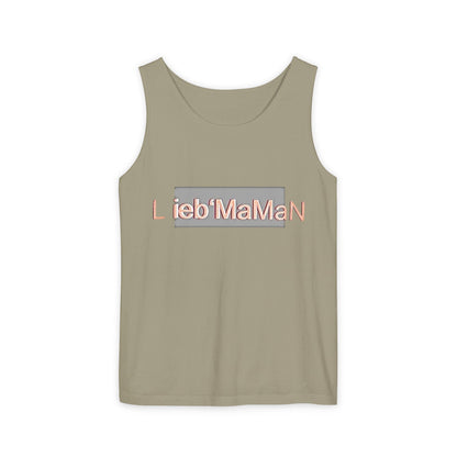 Lieb'MaMan Unisex Garment-Dyed Tank Top - Stylish and Comfortable Summer Wear