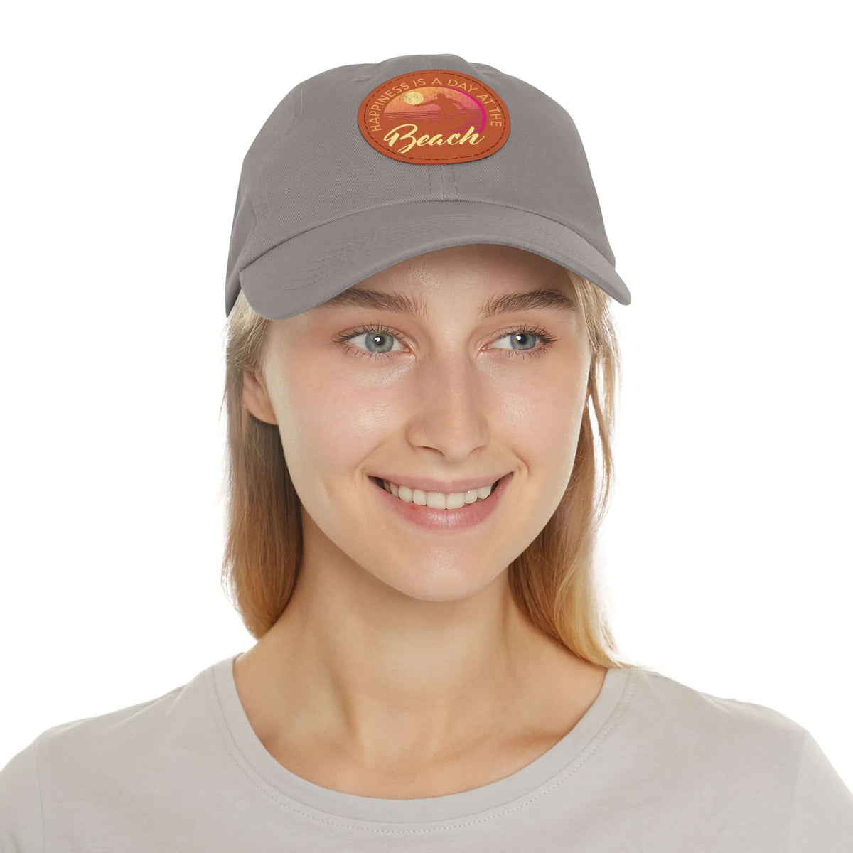 Dad Hat with Leather Patch (Round) - RC’nSONS