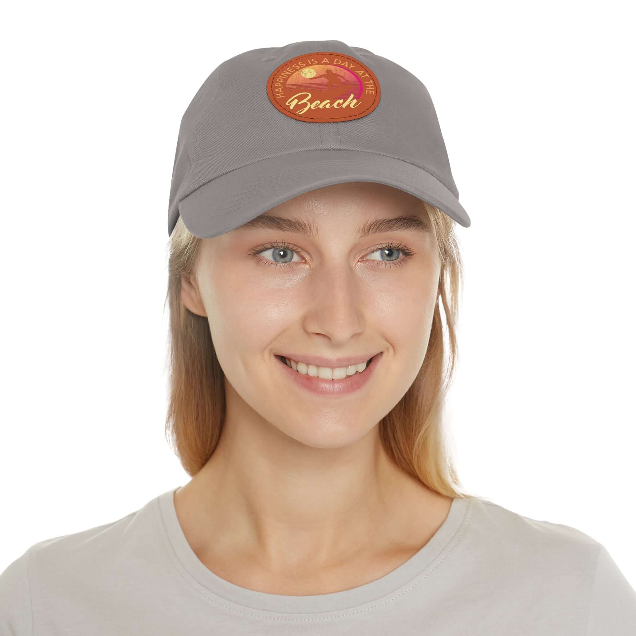 Dad Hat with Leather Patch (Round) - RC’nSONS