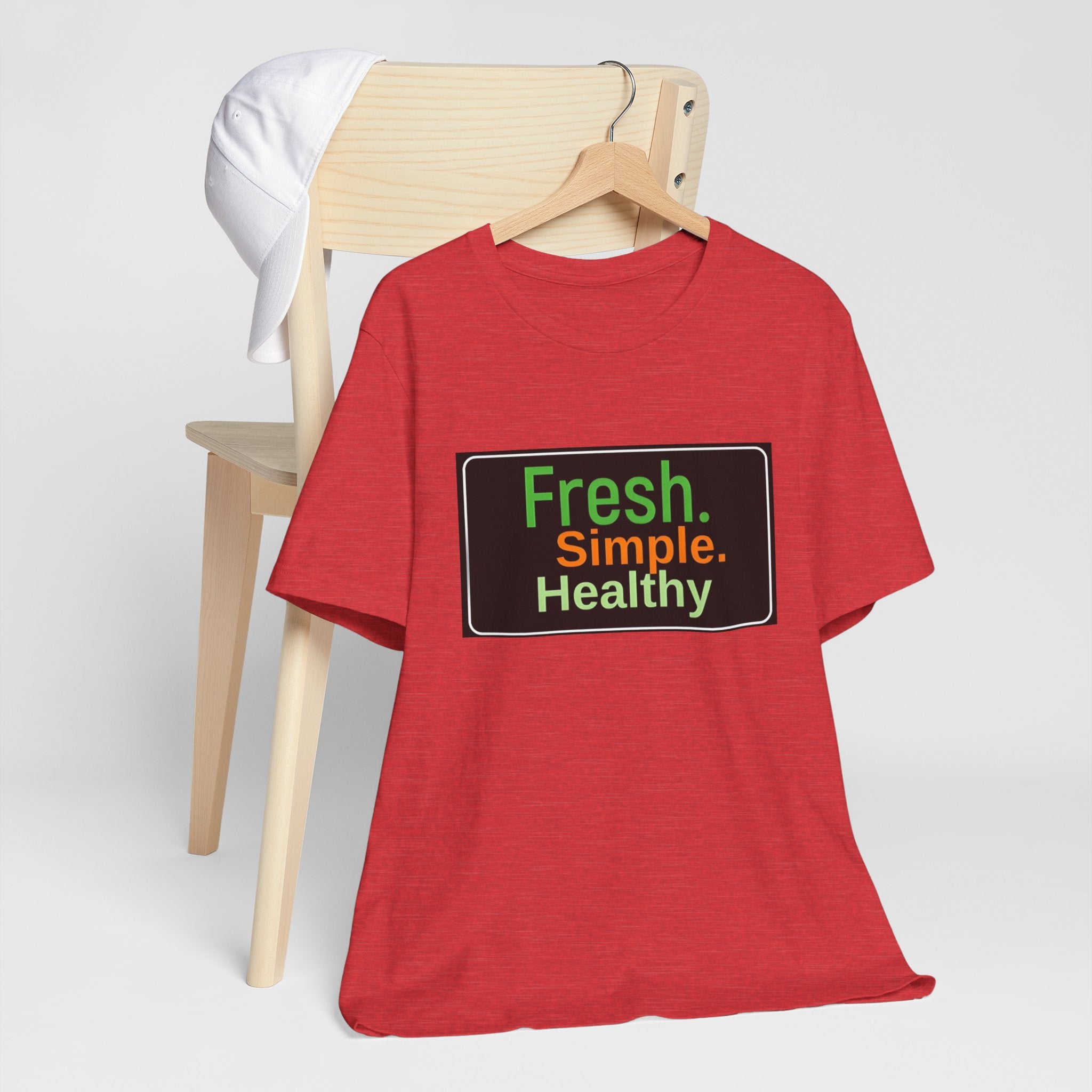 Unisex Fresh Simple Short Sleeve Tee