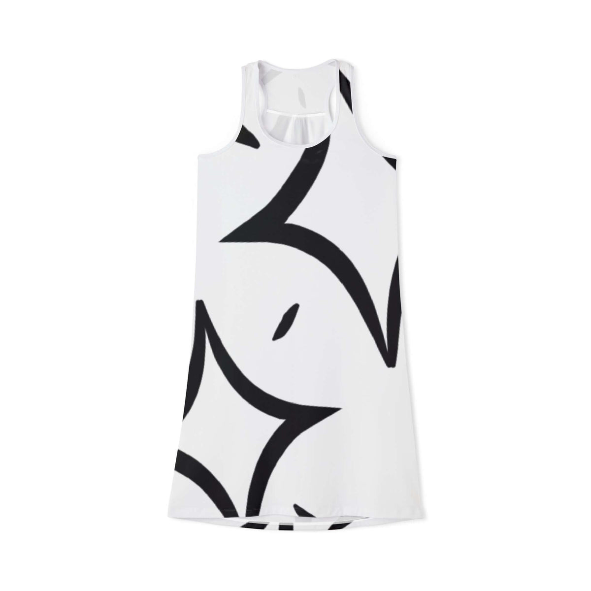 Rcnsons Women's  'Dark Cube' Racerback Dress (AOP)