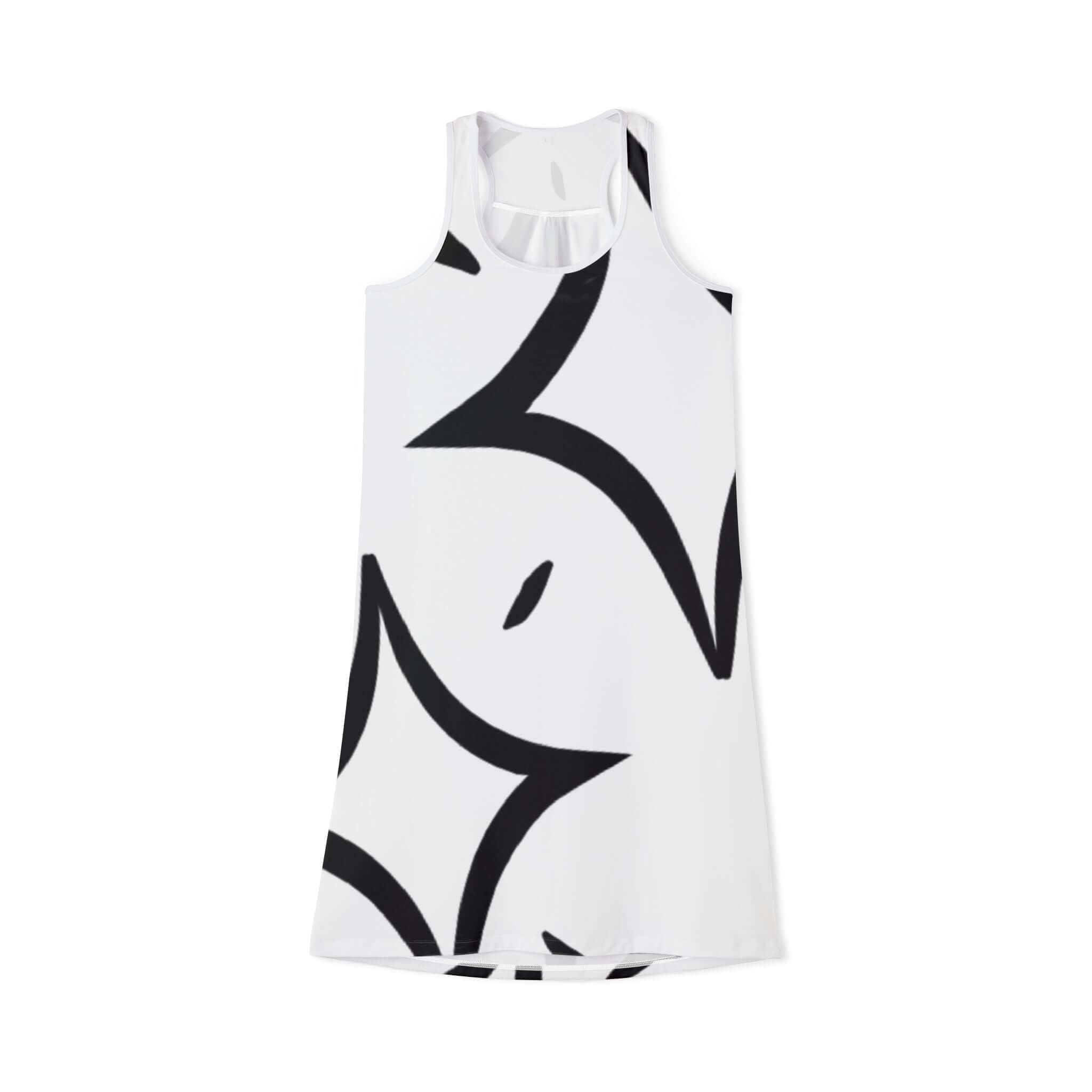 Rcnsons Women's  'Dark Cube' Racerback Dress (AOP)