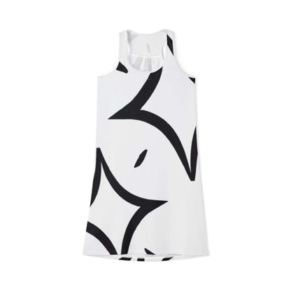 Rcnsons Women's  'Dark Cube' Racerback Dress (AOP)