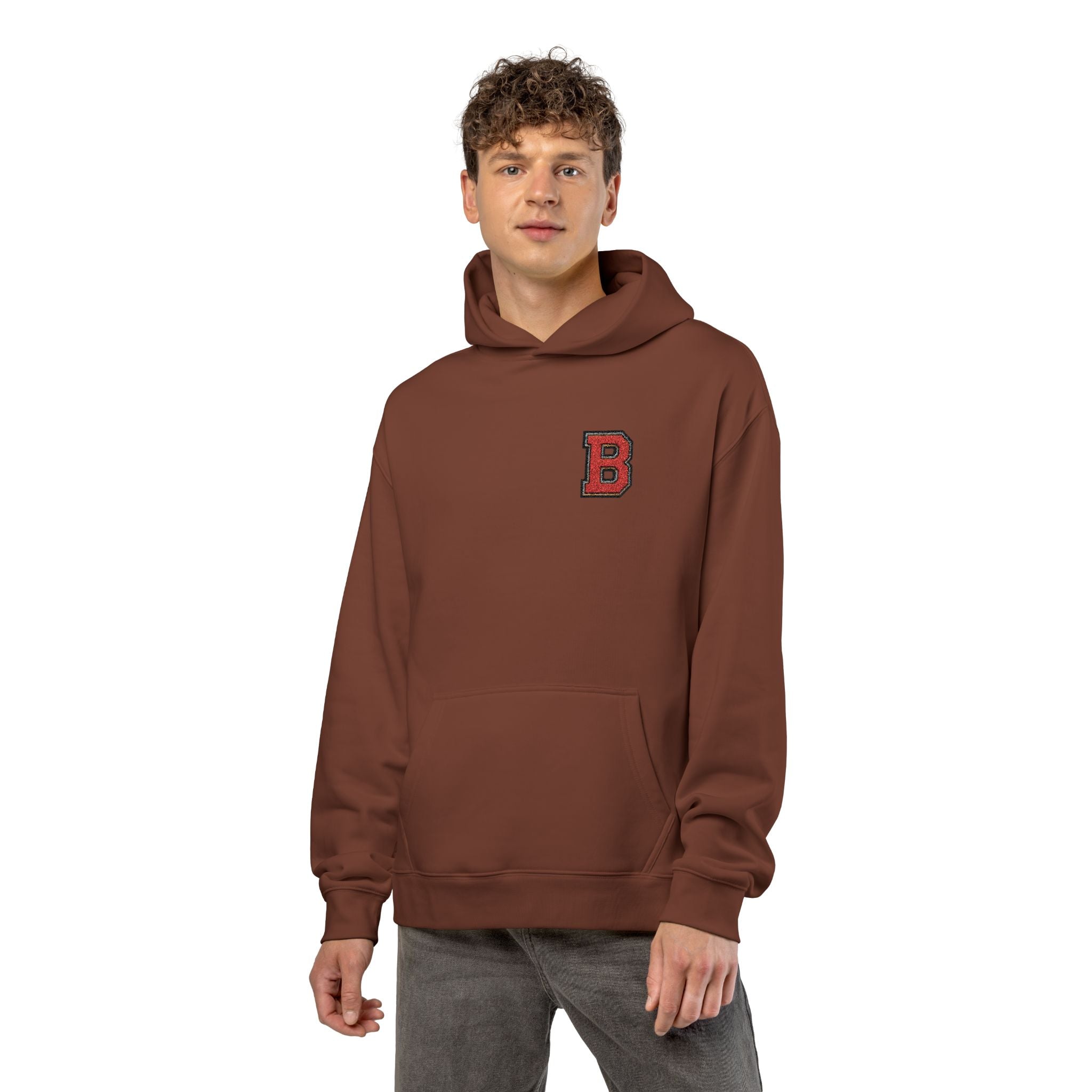 B Relaxed Hoodie — Cozy Casual Pullover
