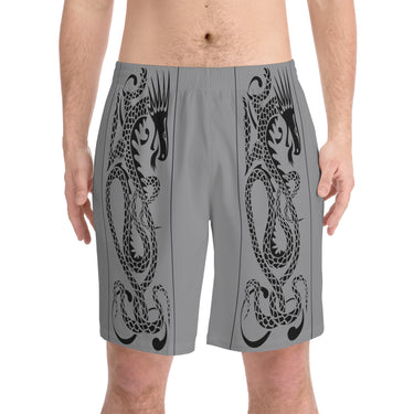 Men's Elastic Beach Shorts (AOP)