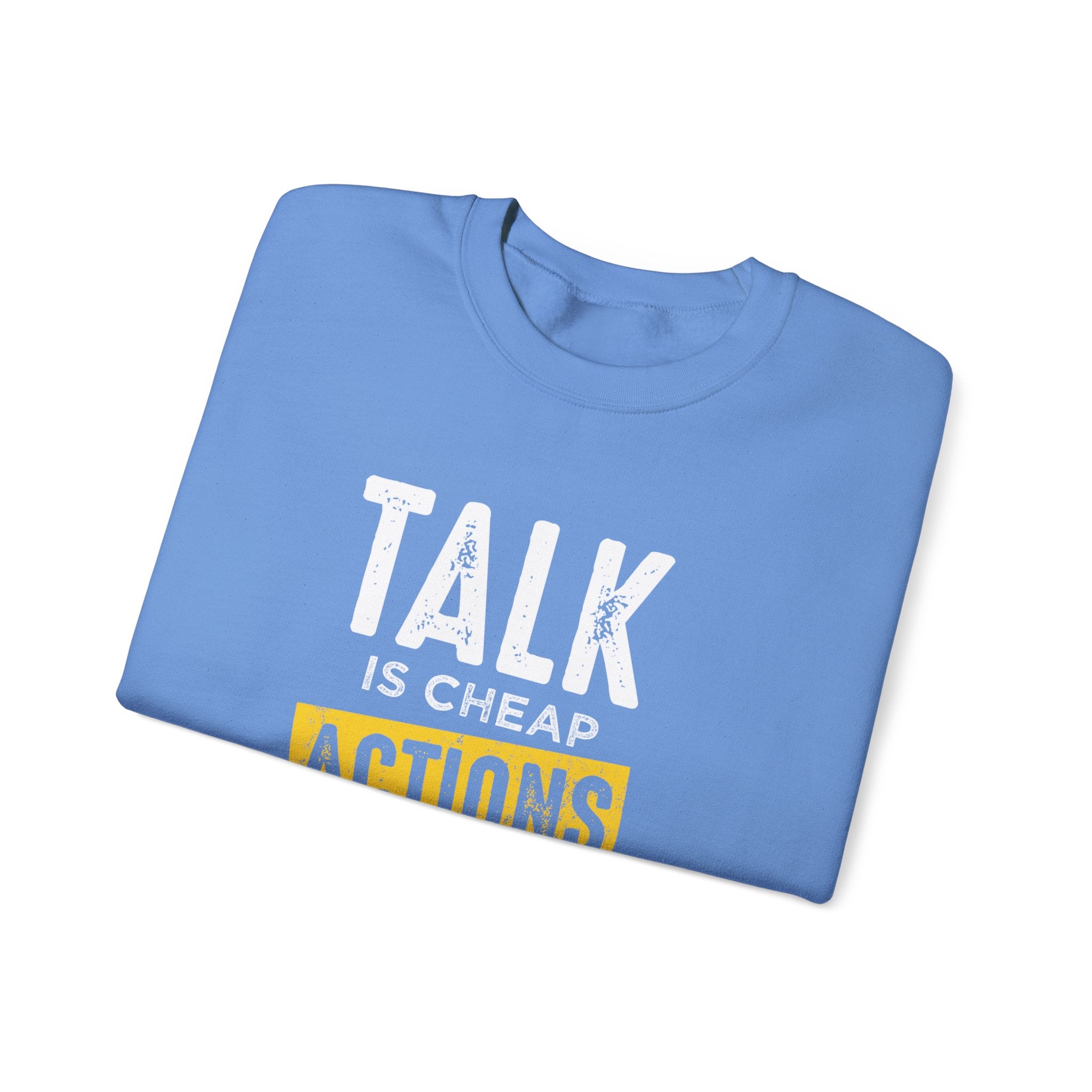 Parler, c’est des actions bon marché, parler plus fort, sweat-shirt unisexe 