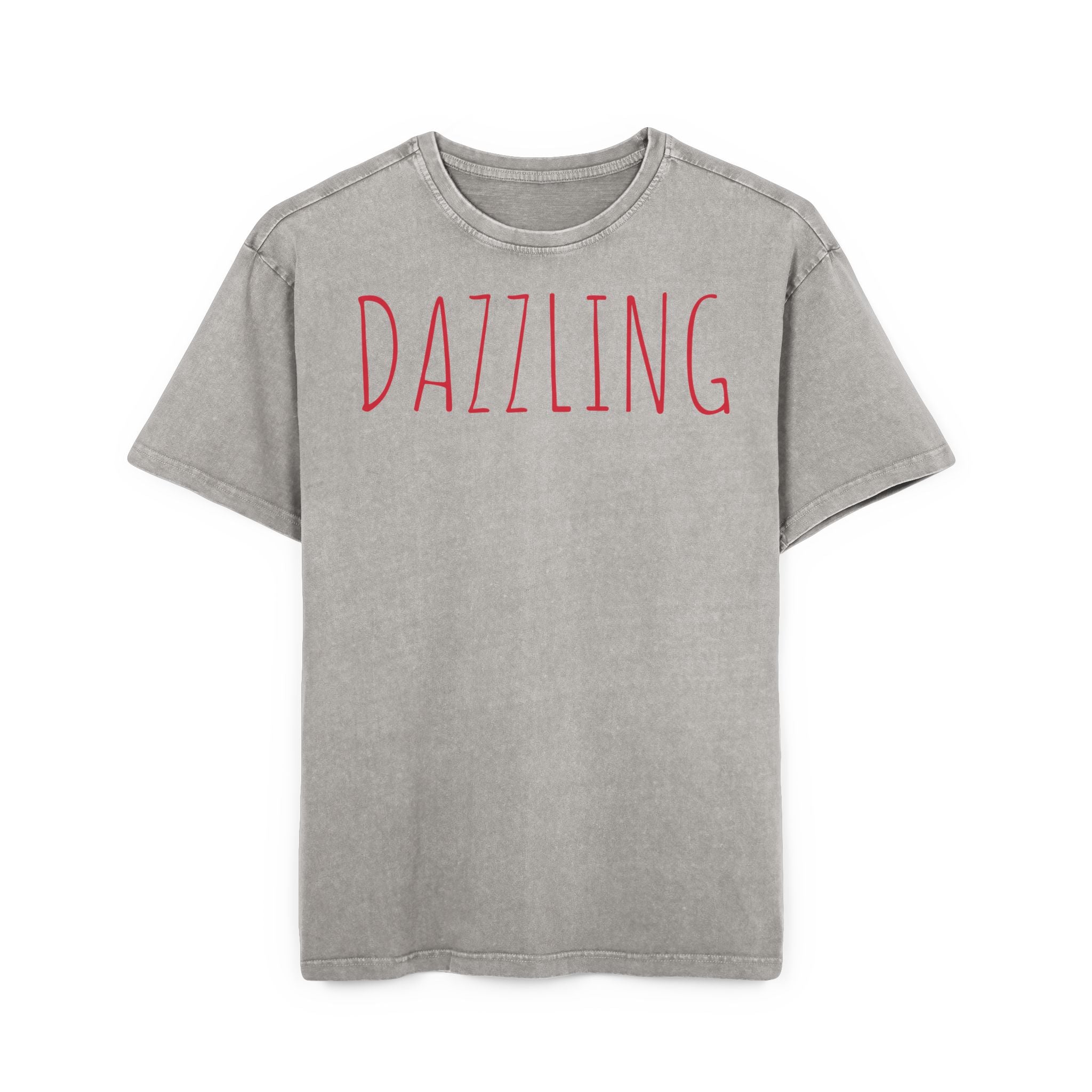 Oversize Tee  - Dazzling Acid Washed T-Shirt
