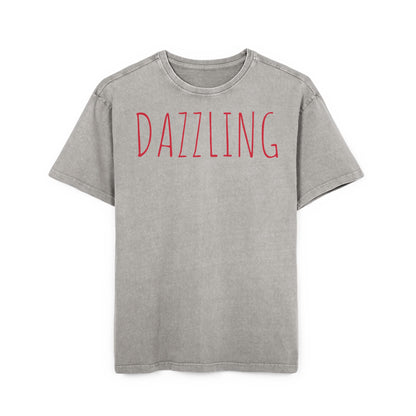 Oversize Tee  - Dazzling Acid Washed T-Shirt