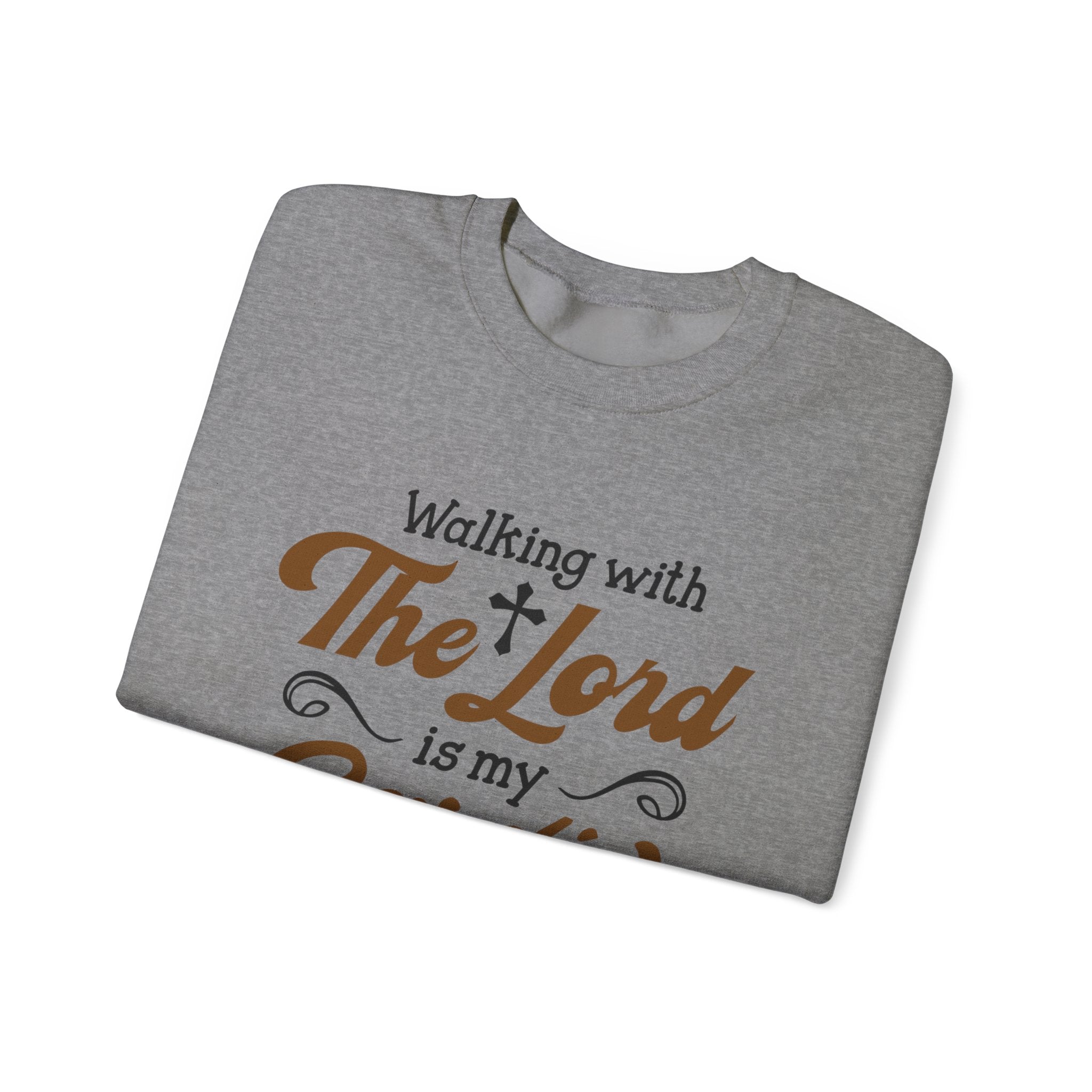 Marcher avec le Seigneur est un sweat-shirt unisexe cardial 