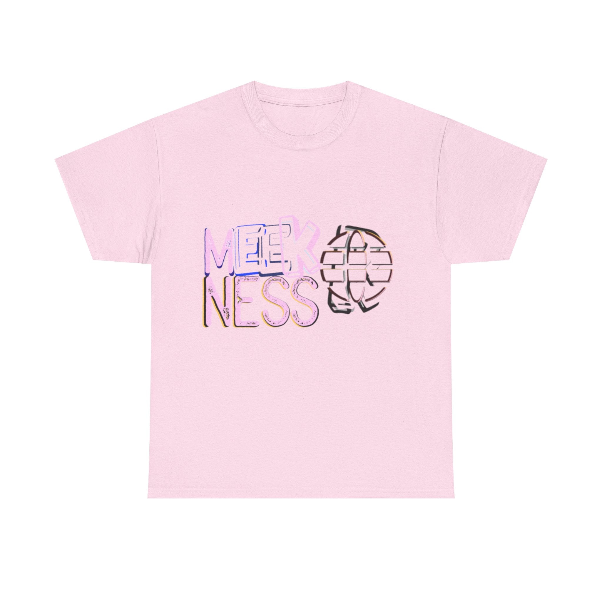 Unisex Heavy Cotton Tee - 'MEEKNESS' Graphic Shirt for Casual Wear
