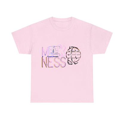 Unisex Heavy Cotton Tee - 'MEEKNESS' Graphic Shirt for Casual Wear