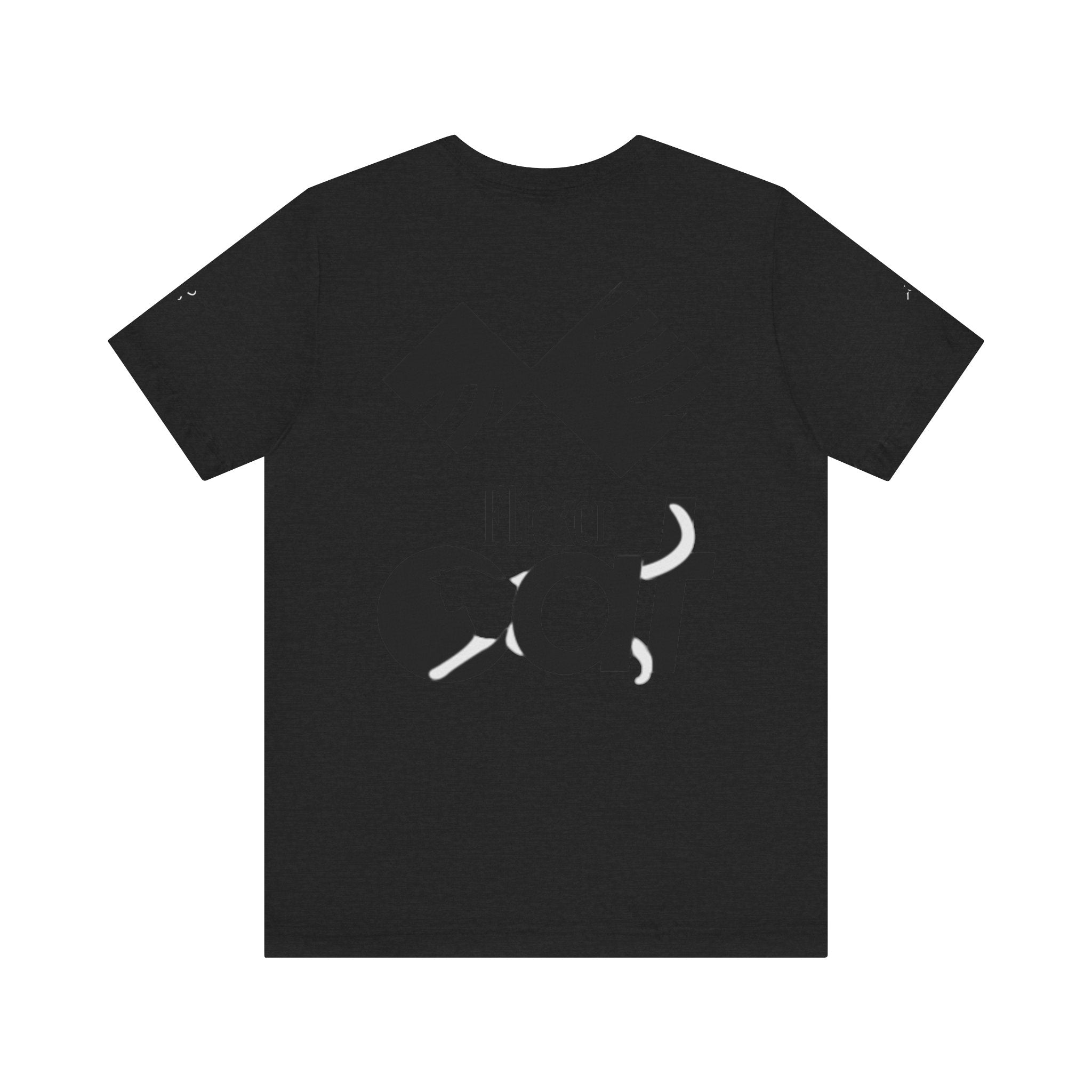 Flicker Cat Graphic Tee - Unisex Jersey Short Sleeve T-Shirt for Cat Lovers