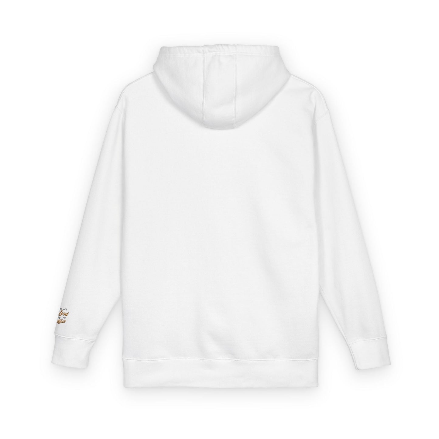 Religious Fleece Hoodie - Walking with the Lord Printify