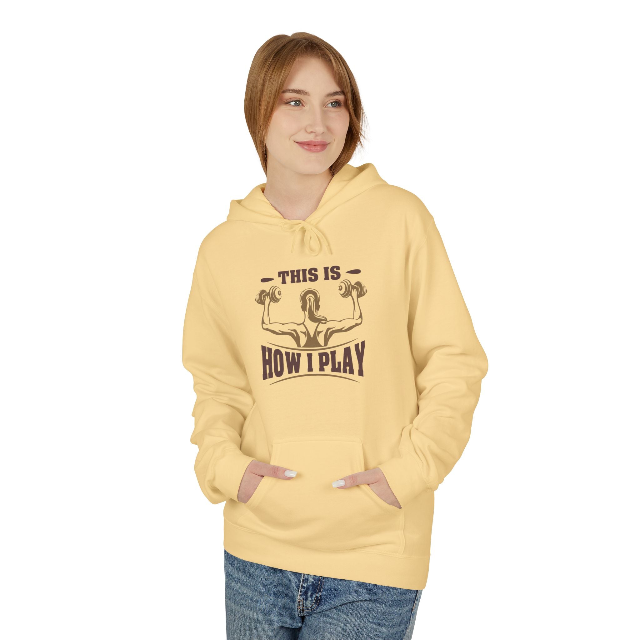 Rcnsons Unisex Midweight Softstyle Fleece 'Play' Hoodie