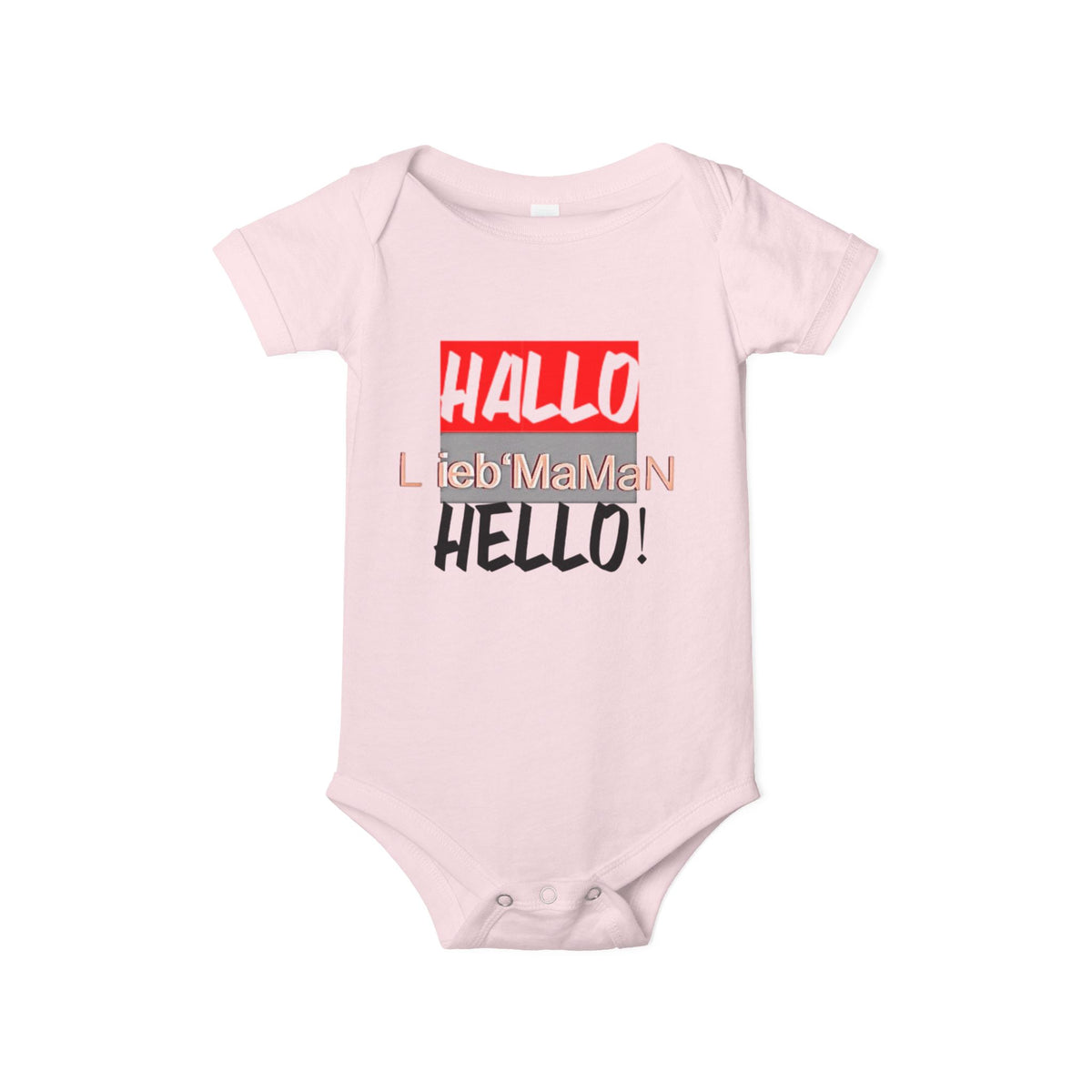 Hello Baby Bodysuit - Cute Multilingual Infant Jersey One Piece
