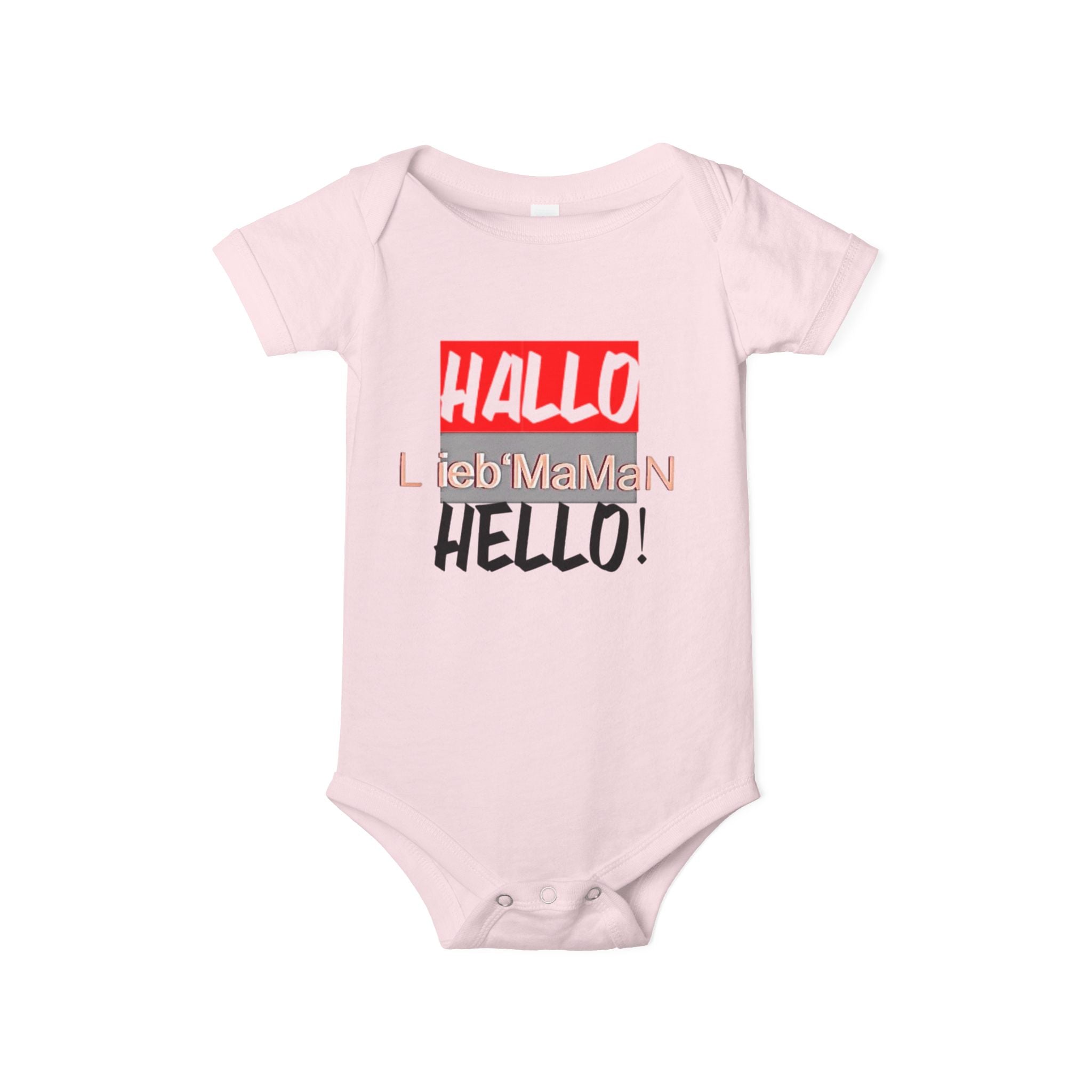 Hello Baby Bodysuit - Cute Multilingual Infant Jersey One Piece