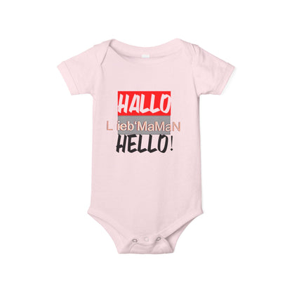 Hello Baby Bodysuit - Cute Multilingual Infant Jersey One Piece