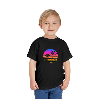 T-shirt Allons-y pour la plage pour tout-petit 