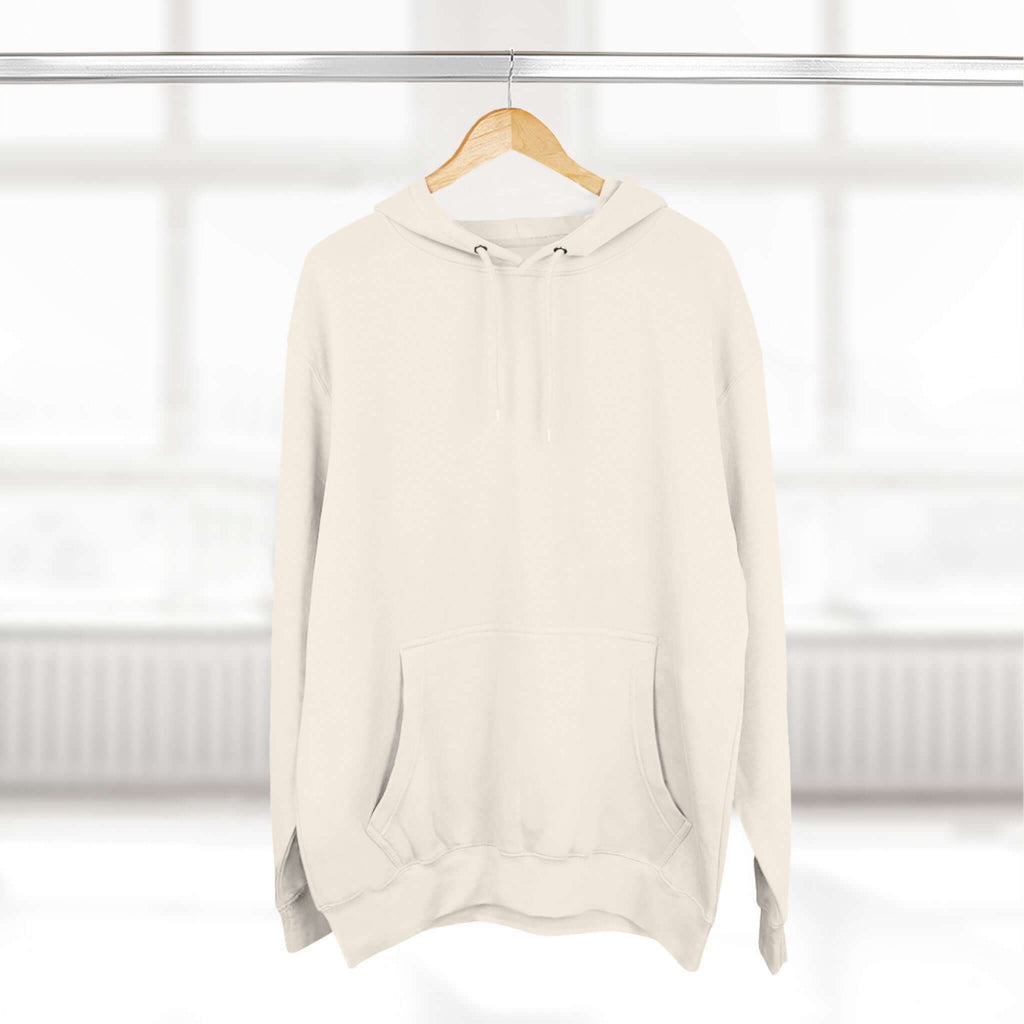 Fleece Hoodie with Quadrat Embroidery