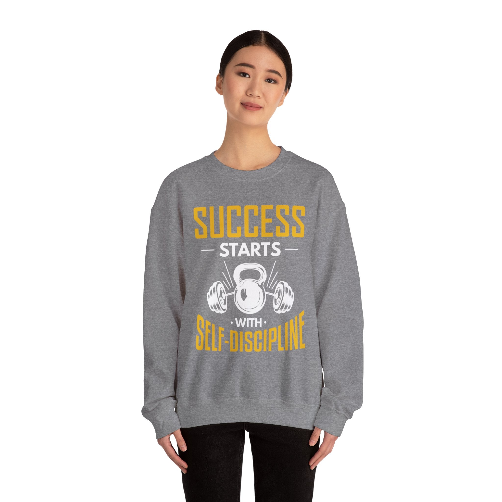 Le succès commence par le sweat-shirt unisexe d’autodiscipline 