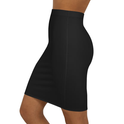 Pencil Skirt - Stylish Women's Mid-waist Versatile Black Essential