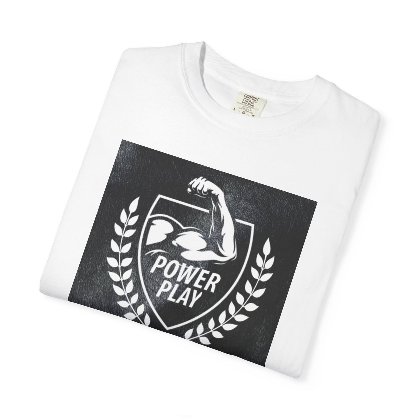 Power Play Unisex Garment-Dyed T-Shirt - Gym Motivation Apparel