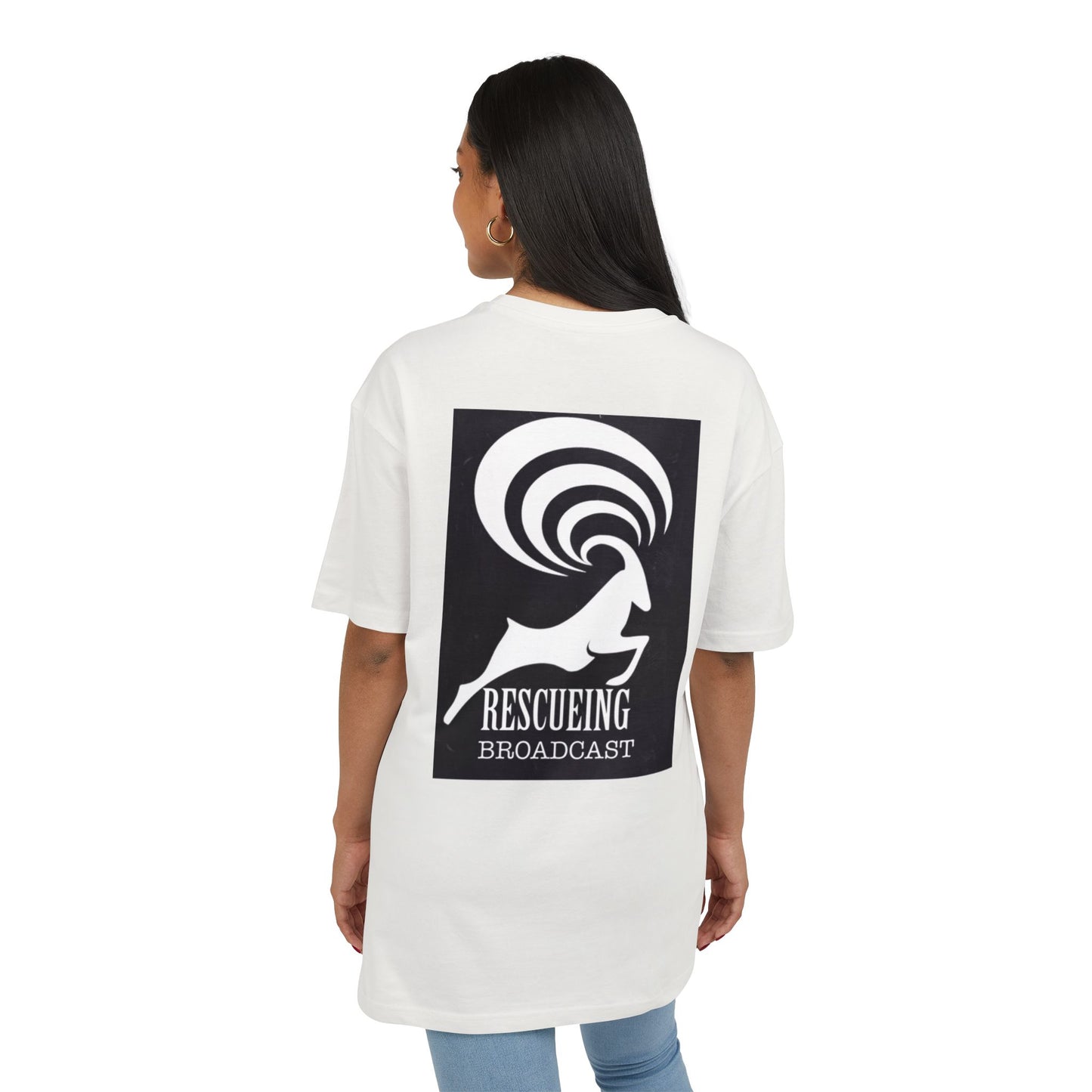 Oversize Tee - Rescuing Broadcast Bold