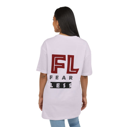 Fearless Unisex Heavy Oversize Tee - Empowering Statement Shirt