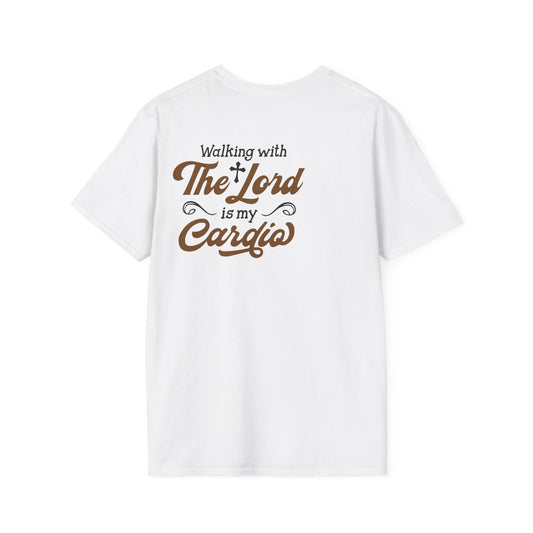 Faith-Inspired Unisex T-Shirt, The Lord is My Cardia, Christian Apparel, Spiritual Gift, Everyday Comfort Wear, Perfect for Church, [...] Printify