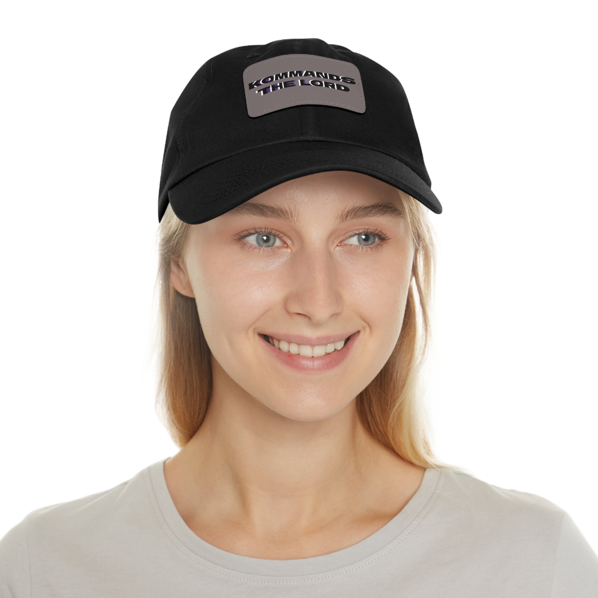 Dad Hat - Kommands The Lord Leather Patch Cap