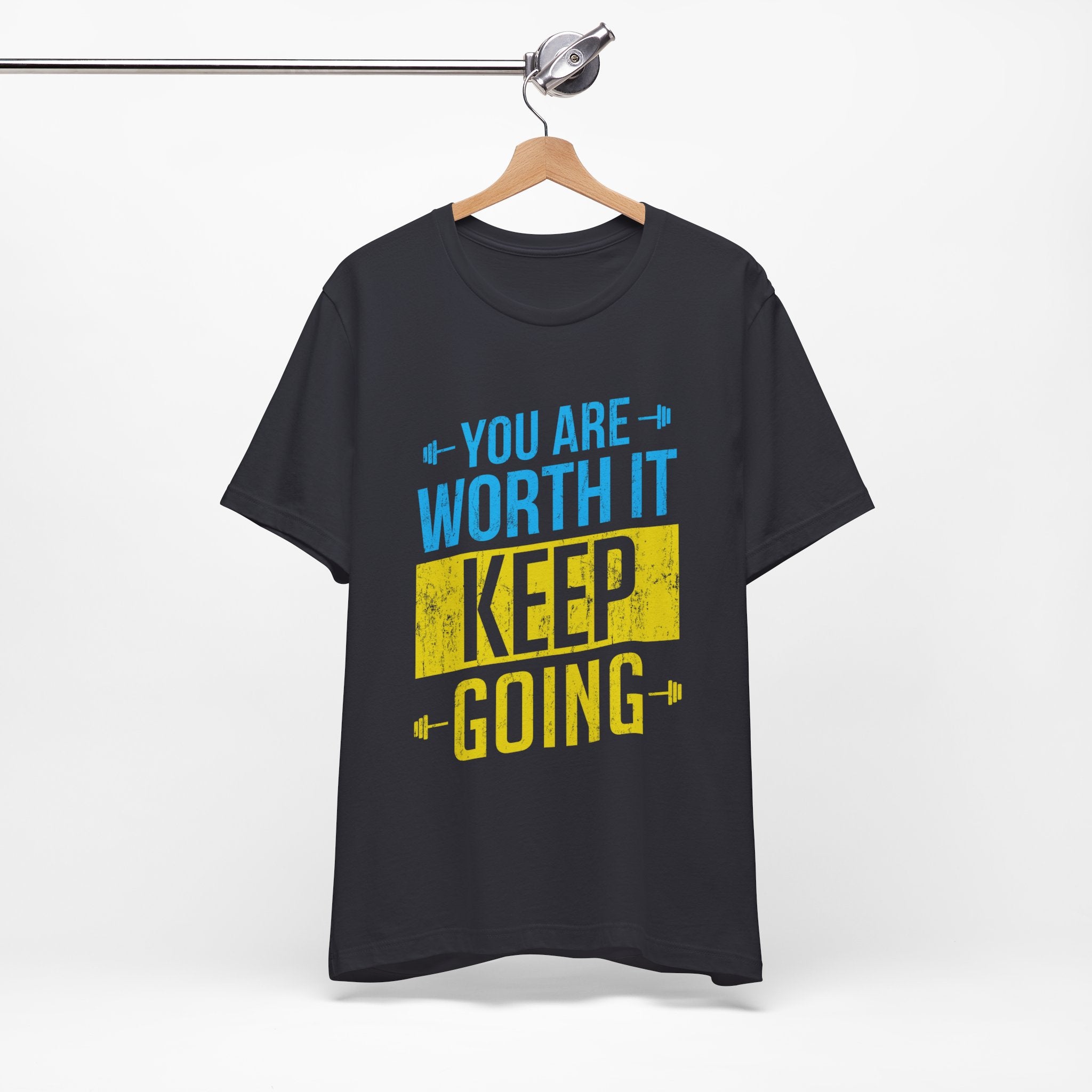 Vous en valez la peine, continuez, tee-shirt unisexe 