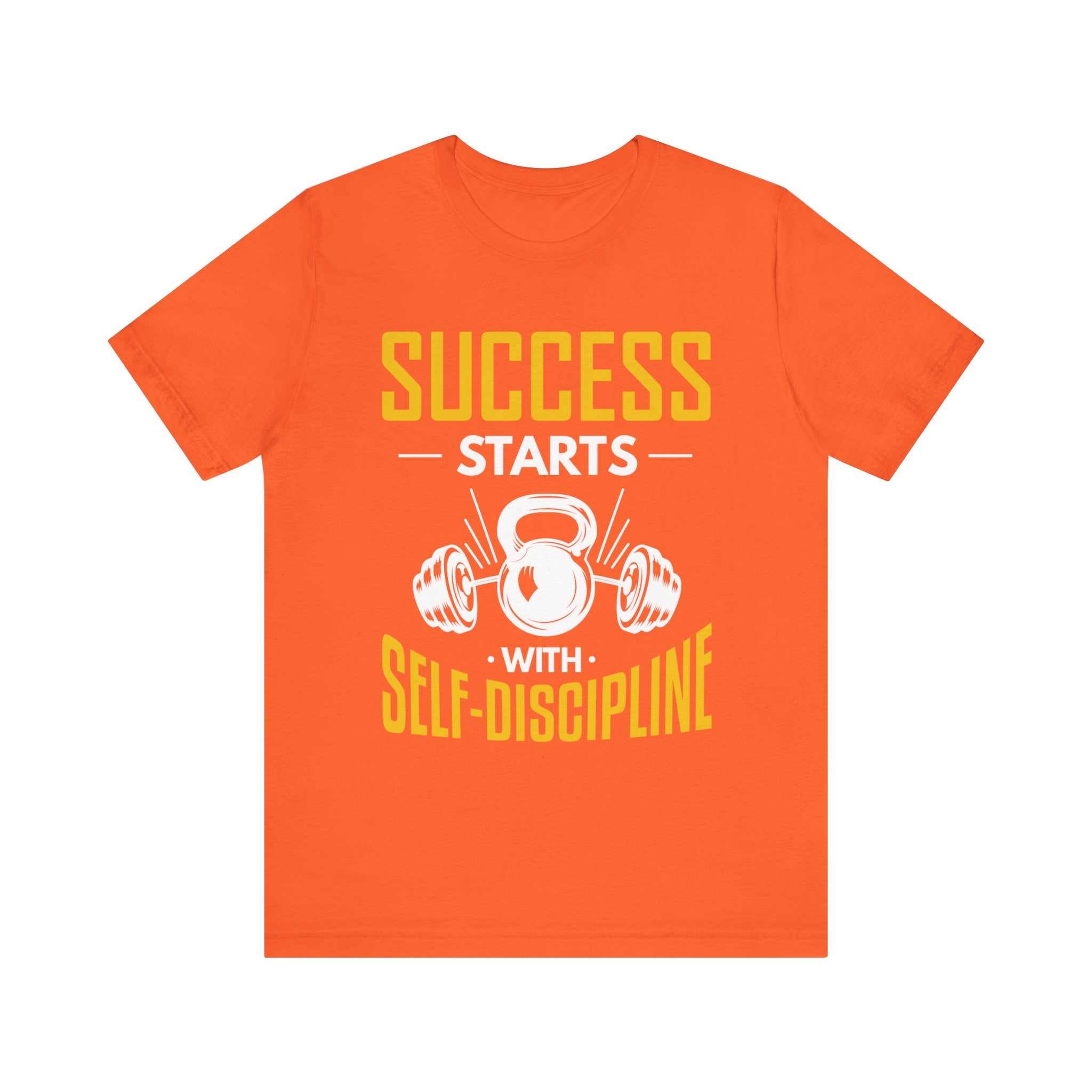 Le succès commence par le tee-shirt unisexe d’autodiscipline 