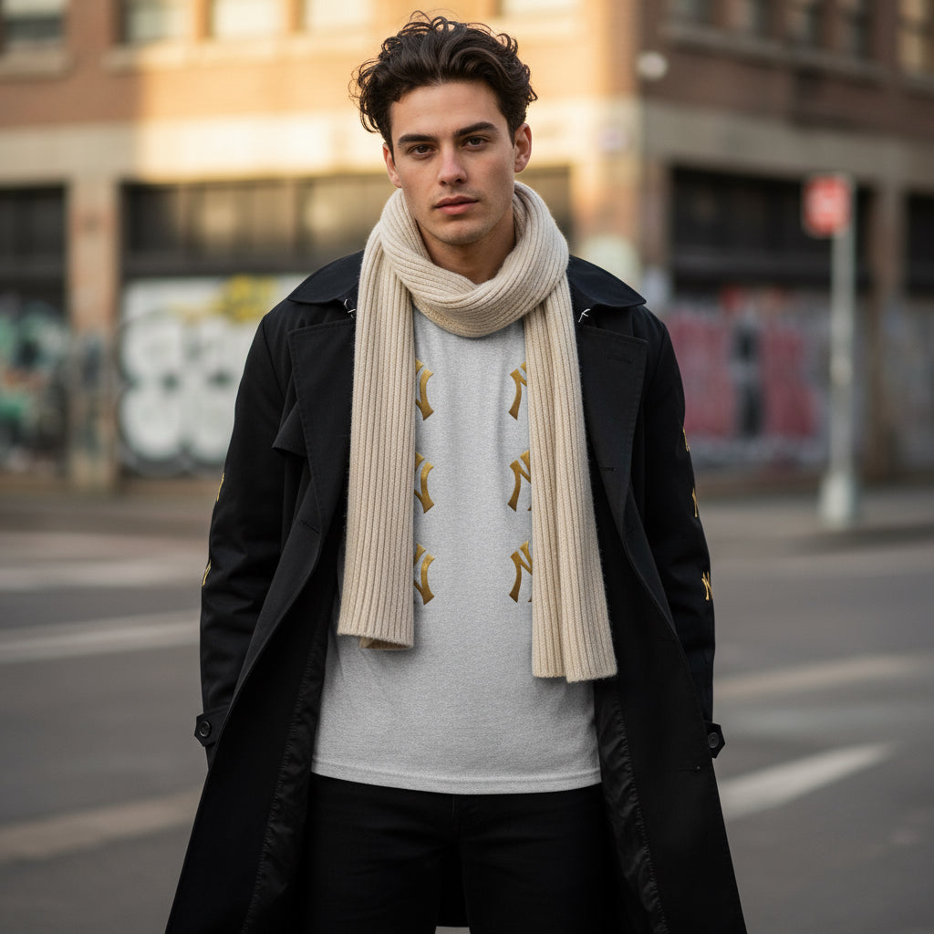 Gold Logo Unisex Heavy Cotton Tee Printify